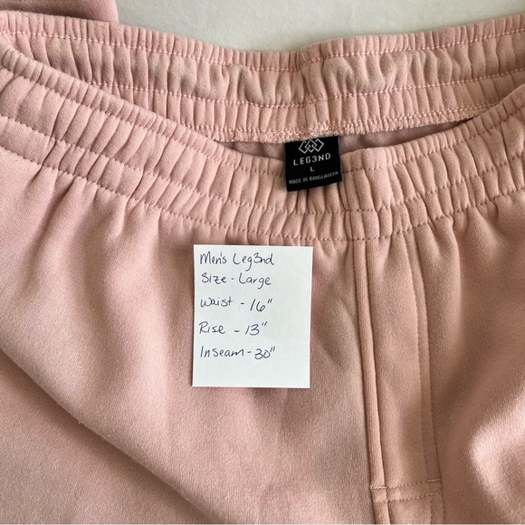 Awesome men’s pink fleece joggers - Picture 3 of 8